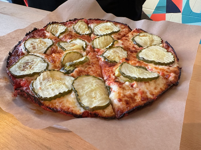 Bardo's pickle pizza